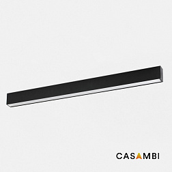 Потолочный светильник VIA EVO черный 850 38+14W 4000K CASAMBI