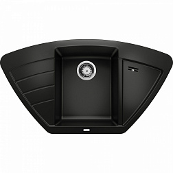 Blanco Zia 9E, 526031, встраиваемая сверху кухонная мойка 93х51хh18 см, цвет черный матовый