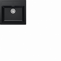 Franke Sirius SID 610, встраиваемая сверху кухонная мойка 56х53хh20 см, 
цвет оникс