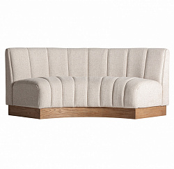 Центральный модуль дивана Vical Lurcy 35600, 200х90хh83 см, ножки из массива сосны, бежевый полиэстер