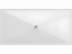 Керамический поддон GSI Pura H2 200х100, 46201009, белый матовый