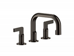 Смеситель для раковины, Gessi, Inciso, цвет-Antique Brass