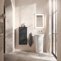 Duravit White Tulip, напольная раковина Ø50хh90 см, цвет белый глянцевый