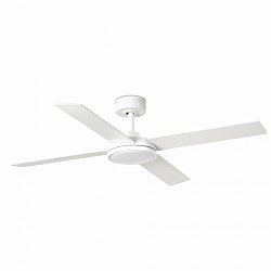Потолочный вентилятор SAINT Ш1320MM белый 4 PALAS белый 24W CCT