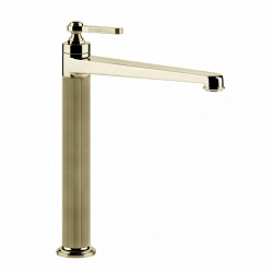 Gessi Venti20, высокий смеситель для раковины, без донного клапана, цвет латунь PVD