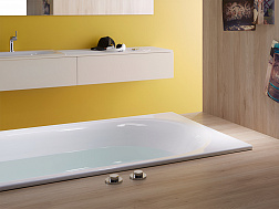 Стальная ванна Bette Comodo 180х80, 1251-000 AS встраиваемая, с покрытием Anti-Slip Sense, белый