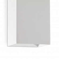 Faro Lune SQ 2L, настенный прямоугольный светильник 40546, цвет белый матовый