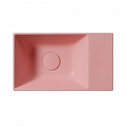 GSI Kube X, накладная/подвесная раковина 40х23хh12 см, цвет Blush