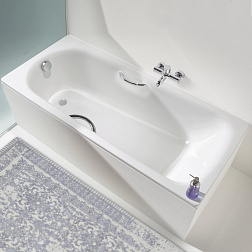Kaldewei Sanifom Plus, ванна встраиваемая 160х70хh41 см, с отверстиями, цвет белый глянцевый