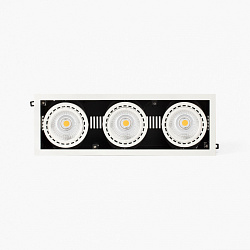 Встраиваемый светильник Mini Colin-3 белый LED CRI95 54-75W 4000K 20°