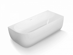 Treesse Cora DX, ванна акриловая пристенная правая 170х75хh60 см, цвет белый глянцевый