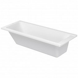 Duravit D-Code, ванна встраиваемая 170х70хh42 см, слив в области ног, 
цвет белый глянцевый