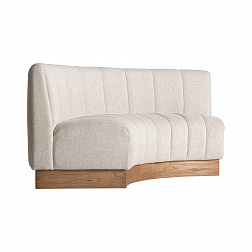 Центральный модуль дивана Vical Lurcy 35600, 200х90хh83 см, ножки из массива сосны, бежевый полиэстер